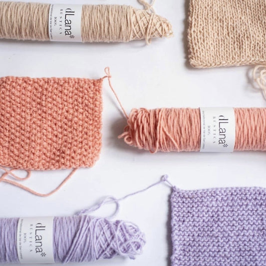 dLana Rustic Wool Yarn - Pastels - The Unusual Pear