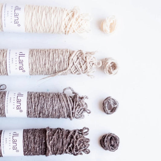 dLana Rustic Wool Yarn - Naturals - The Unusual Pear