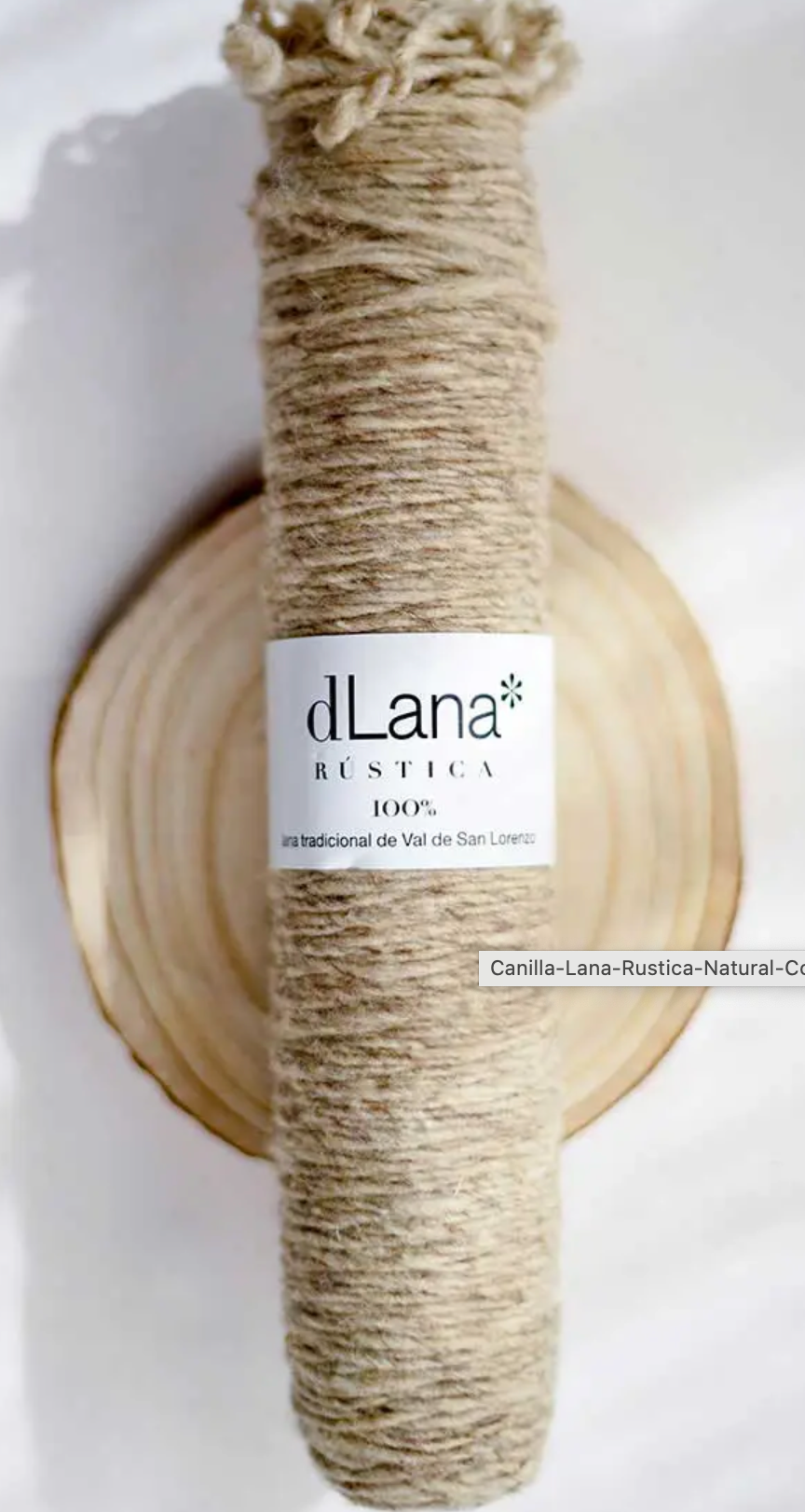 dLana Rustic Wool Yarn - Naturals - The Unusual Pear
